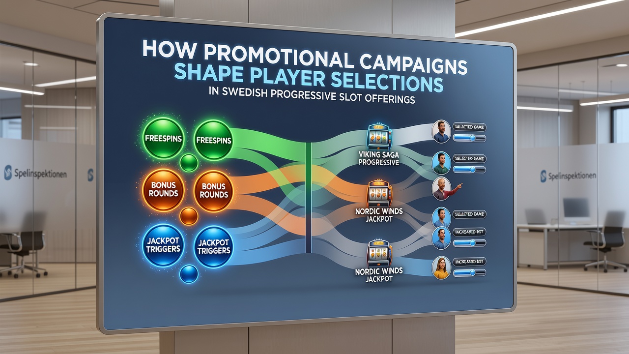 Data dashboard displaying player selection trends across Swedish progressive slot campaigns
