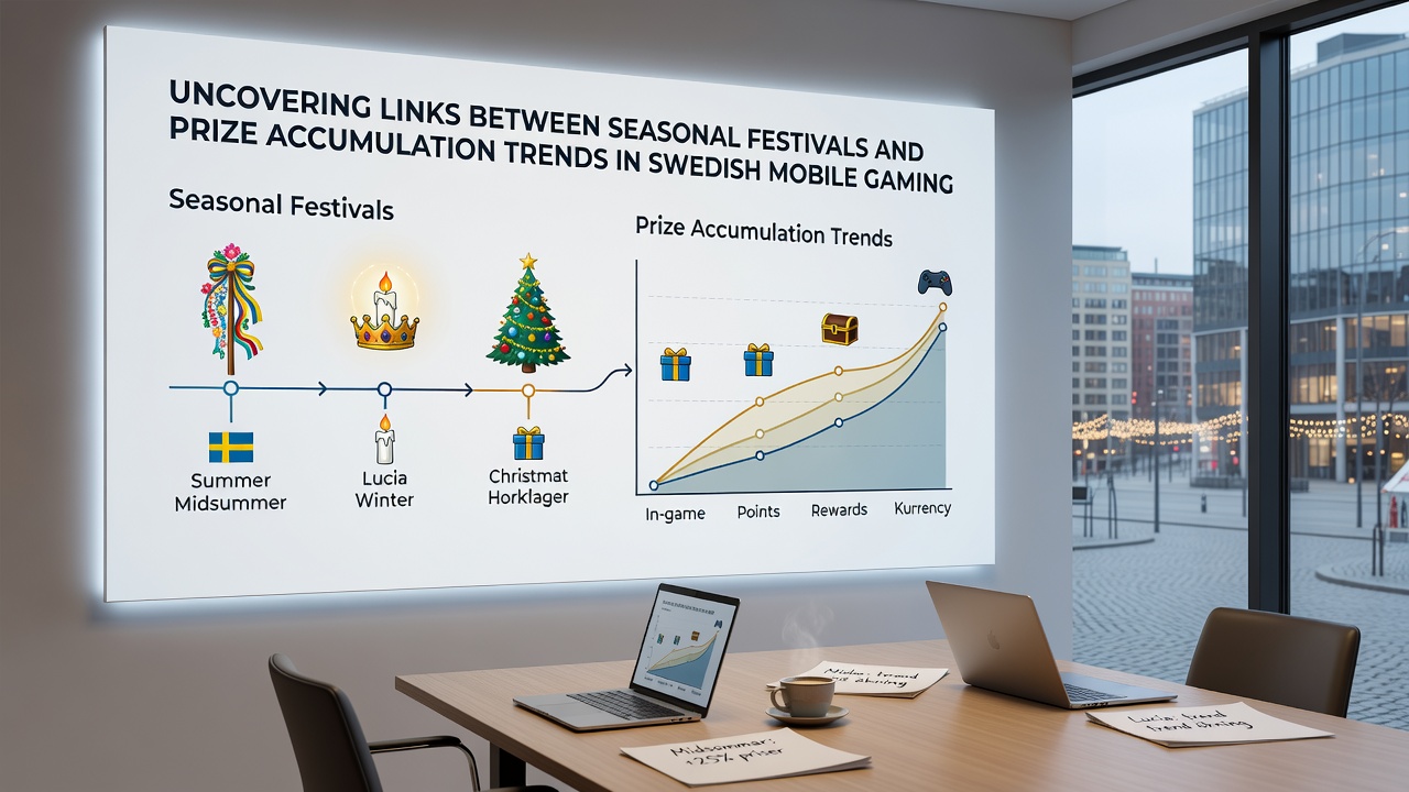 Prize accumulation trends linked to Swedish seasonal events in mobile gaming